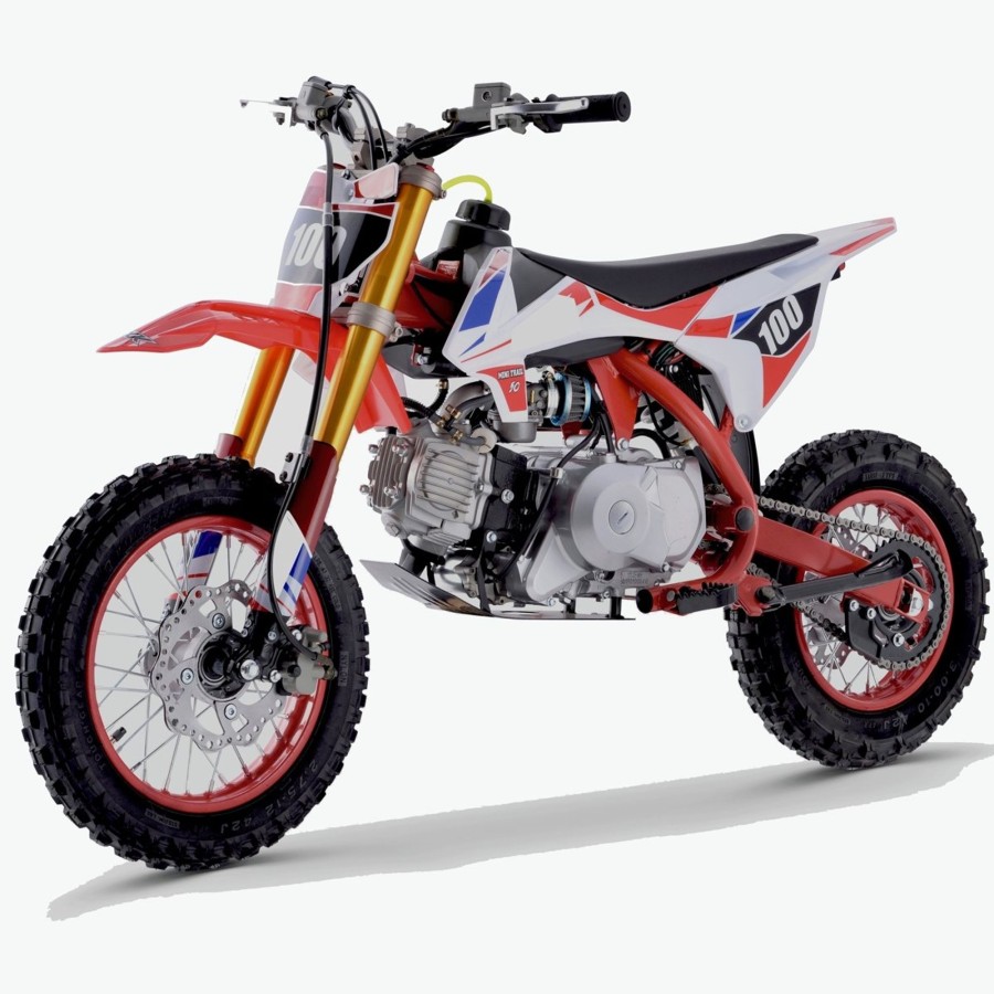 Ride On Toys OutdoorToys Kids Petrol Motorbikes | Renegade 110R 110Cc 4-Stroke Petrol Dirt Bike - Red