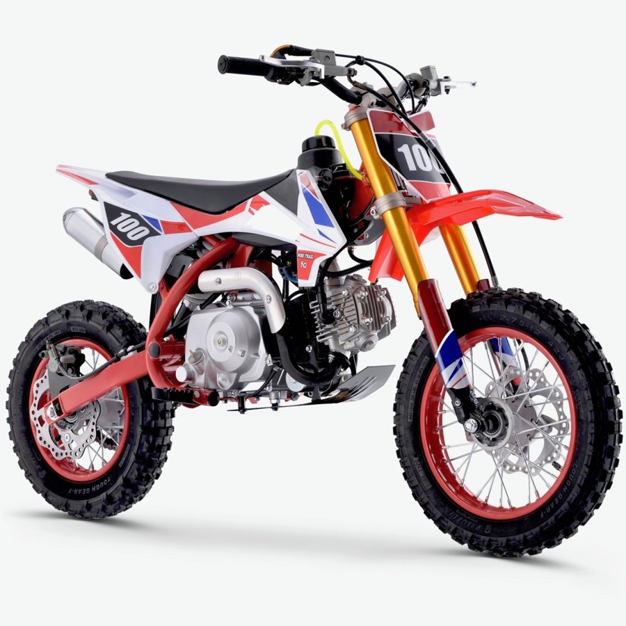 Ride On Toys OutdoorToys Kids Petrol Motorbikes | Renegade 110R 110Cc 4-Stroke Petrol Dirt Bike - Red