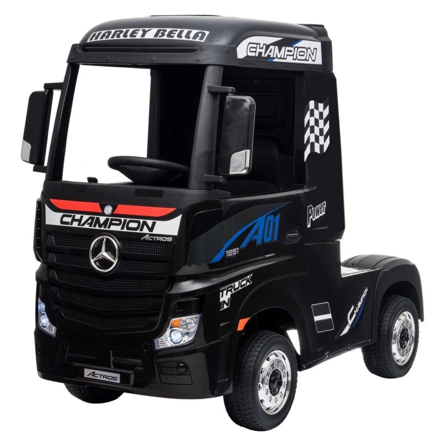 Ride On Toys OutdoorToys Ride On Jeeps | Deluxe Edition Licensed Mercedes-Benz Actros Ride On Lorry