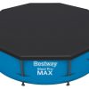 Swimming Pools OutdoorToys Covers, Filters & Accessories | Bestway Flowclear 10Ft/3.05M Above Ground Pool Cover Bw58036