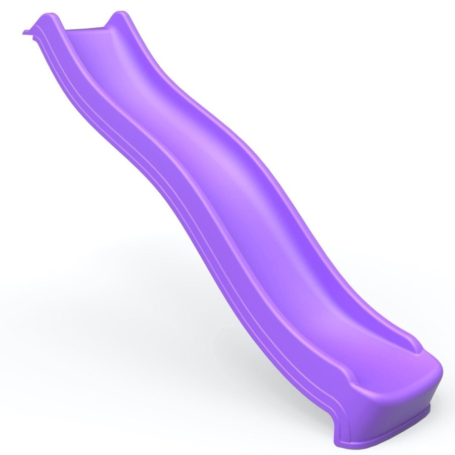 Garden Toys OutdoorToys All Slides | Rebo 8Ft (220Cm) Universal Children'S Plastic Garden Wave Slides - Purple