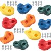 Climbing Frames OutdoorToys Accessories & Addons | Rebo Plastic Bolt On Climbing Holds Or Stones X 10