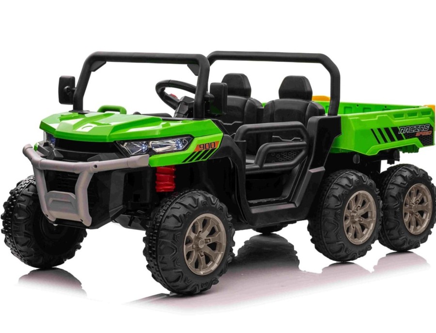 Ride On Toys OutdoorToys Ride On Jeeps | Outdoortoys 12V Electric 6-Wheel 4Wd Ride On Tipper Truck