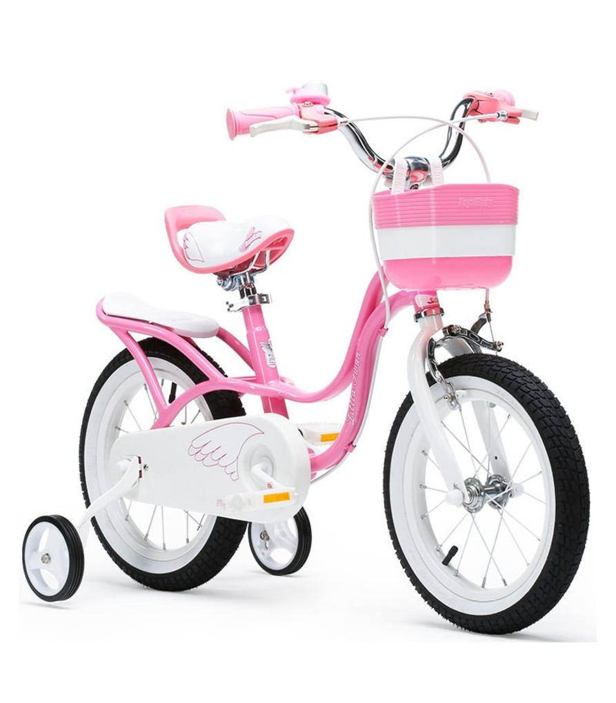 Ride On Toys OutdoorToys Kids Bikes | Royalbaby Little Swan 16" Unisex Kids Bike With Stabilisers