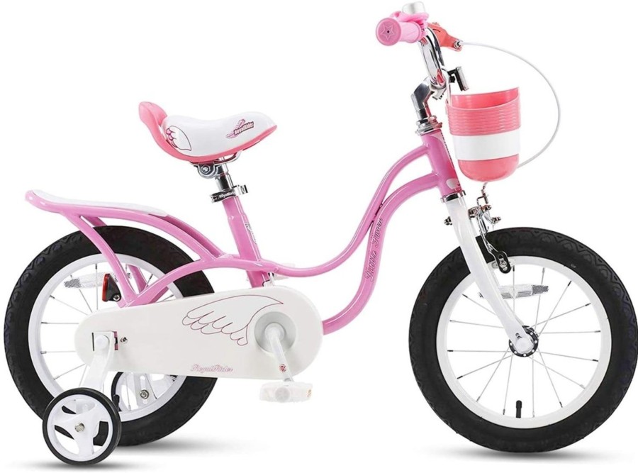 Ride On Toys OutdoorToys Kids Bikes | Royalbaby Little Swan 16" Unisex Kids Bike With Stabilisers