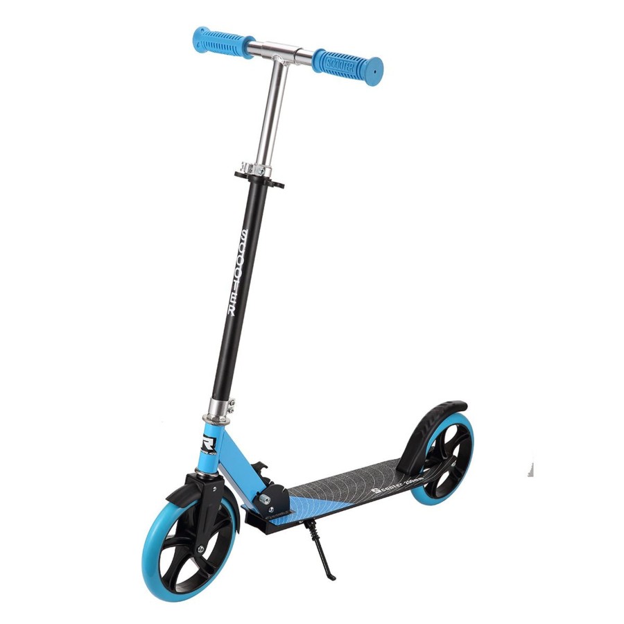 Ride On Toys OutdoorToys Kids Scooters | Renegade Kids Big Wheel Folding Kick Scooter - Blue