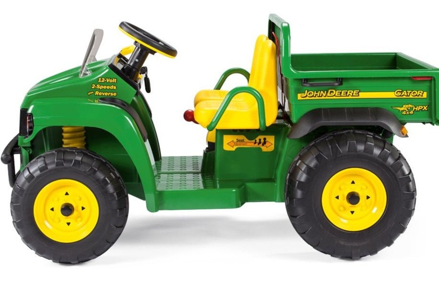 Ride On Toys OutdoorToys Ride On Tractors | Peg Perego Licensed John Deere Gator Hpx 12V Ride On Utv - Green