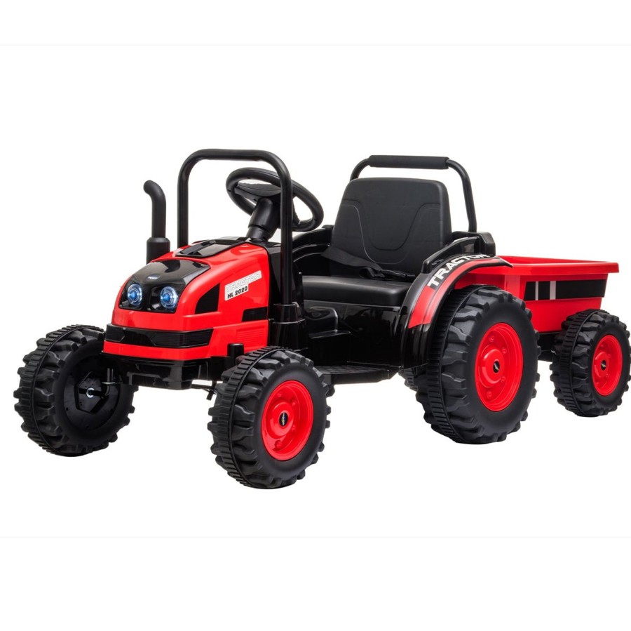 Ride On Toys OutdoorToys Ride On Tractors | Outdoortoys 12V Electric Ride On Tractor With Tipper Trailer