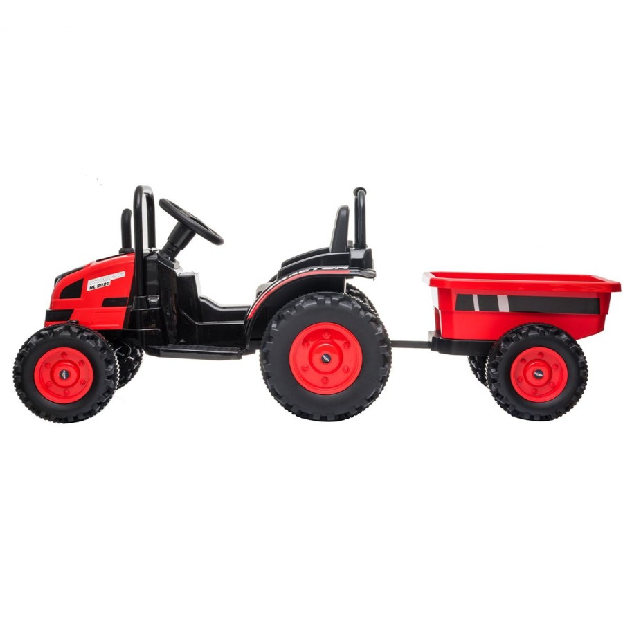 Ride On Toys OutdoorToys Ride On Tractors | Outdoortoys 12V Electric Ride On Tractor With Tipper Trailer