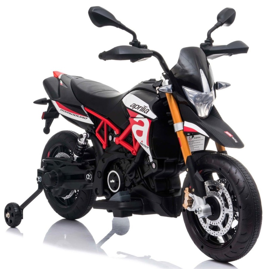 Ride On Toys OutdoorToys Kids Electric Motorbikes | Licensed Aprilia Dorsoduro 900 12V Ride On Motorbike