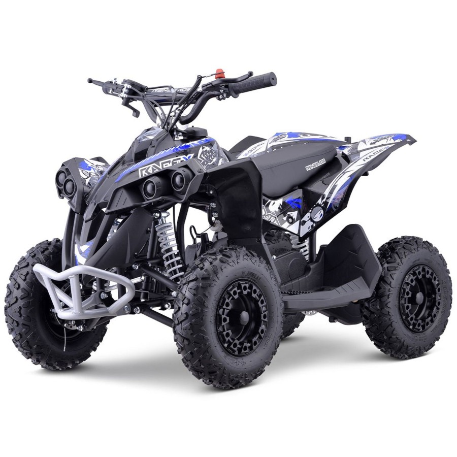 Ride On Toys OutdoorToys Kids Petrol Quad Bikes | Renegade Race-X 49Cc Petrol Mini Quad - Blue