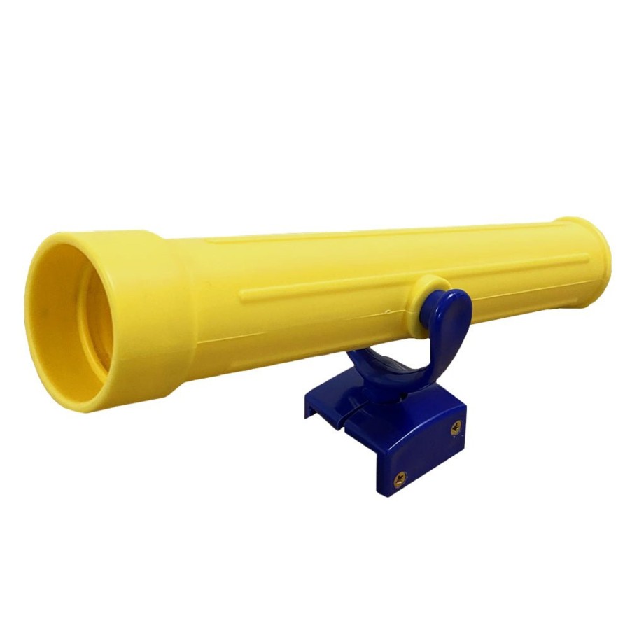 Climbing Frames OutdoorToys Accessories & Addons | Rebo Garden Climbing Frame Accessories Plastic Telescope - Yellow & Blue