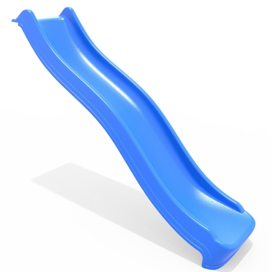 Garden Toys OutdoorToys All Slides | Rebo 8Ft (220Cm) Universal Children'S Plastic Garden Wave Slides - Blue