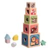 Garden Toys OutdoorToys Baby Toys | Polarplay Wooden Education Animal Stacking Cube Shape Sorter