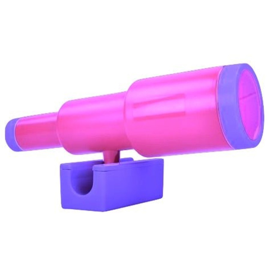 Climbing Frames OutdoorToys Accessories & Addons | Rebo Garden Climbing Frame Accessories Plastic Telescope - Pink