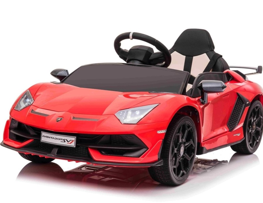 Ride On Toys OutdoorToys Ride On Cars | Licensed Lamborghini Aventador Svj 12V Ride On Kids Electric Car