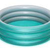 Swimming Pools OutdoorToys Paddling Pools | Bestway 67In X H21In Big Metallic 3-Ring Kid'S Inflatable Paddling Pool Bw51042