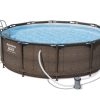 Swimming Pools OutdoorToys Steel Frame Pools | Bestway 12' X 39.5" Steel Pro Max Pool Set (9,150L) - Bw56709