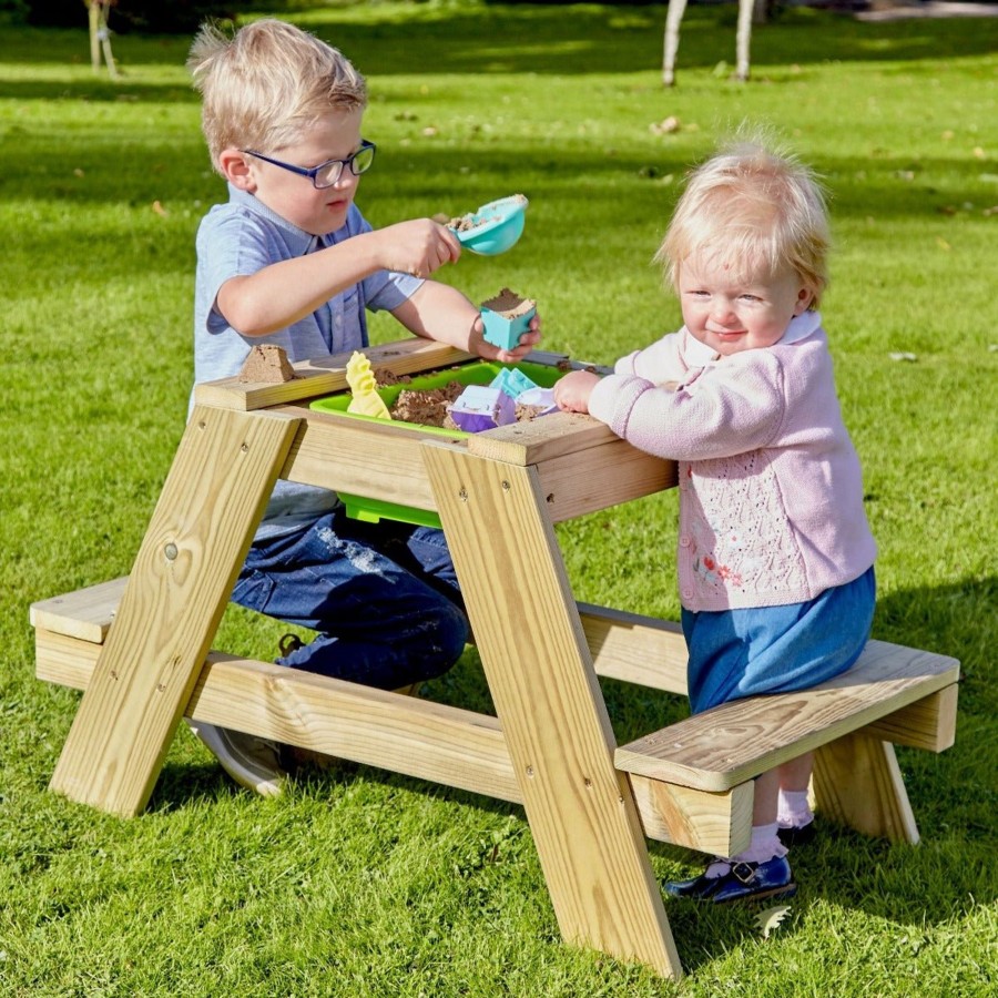 Garden Toys OutdoorToys Sandpits | Rebo Sunshine And Showers Sand Or Water Picnic Table Single