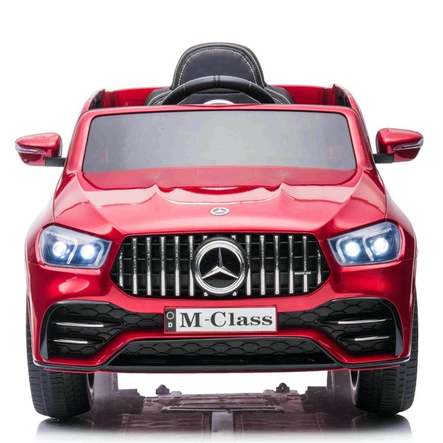 Ride On Toys OutdoorToys Ride On Cars | Licensed Mercedes-Benz M-Class 12V Ride On Kids Electric Jeep