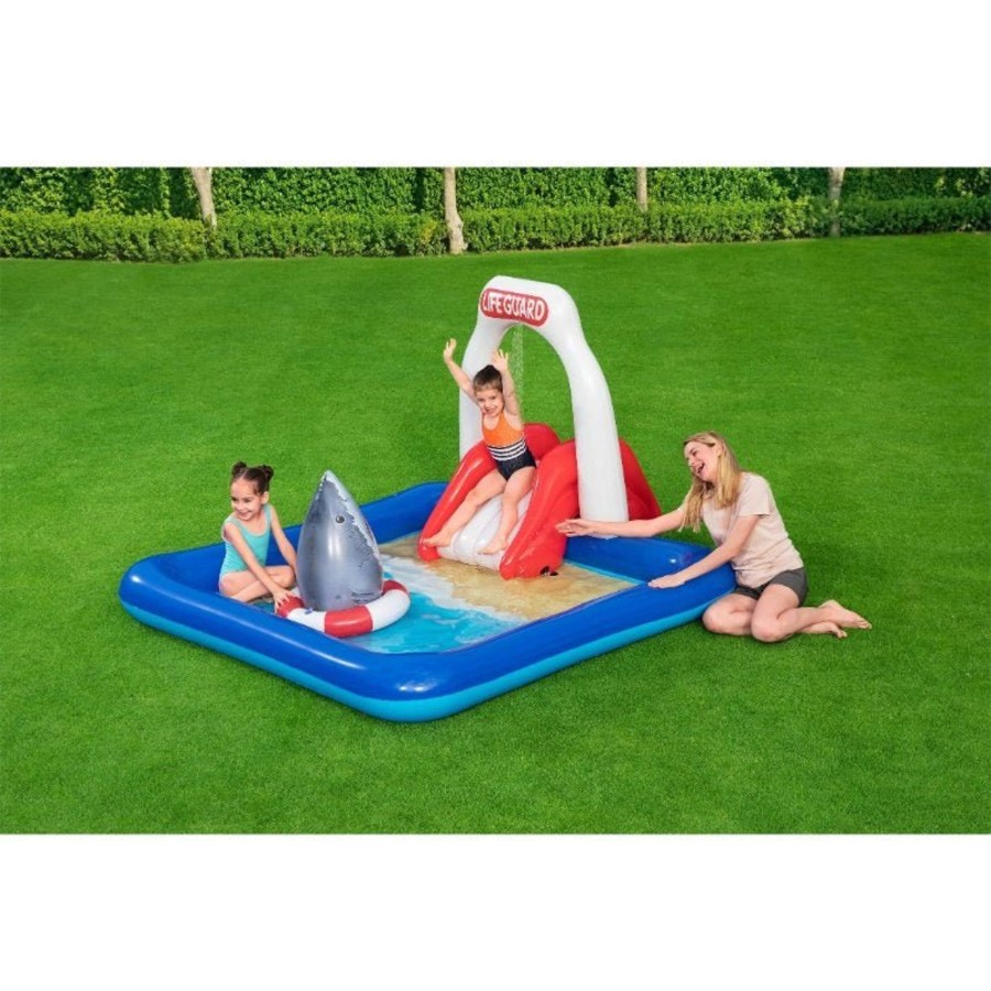 Swimming Pools OutdoorToys Paddling Pools | Bestway Lifeguard Tower Play Centre Bw53079