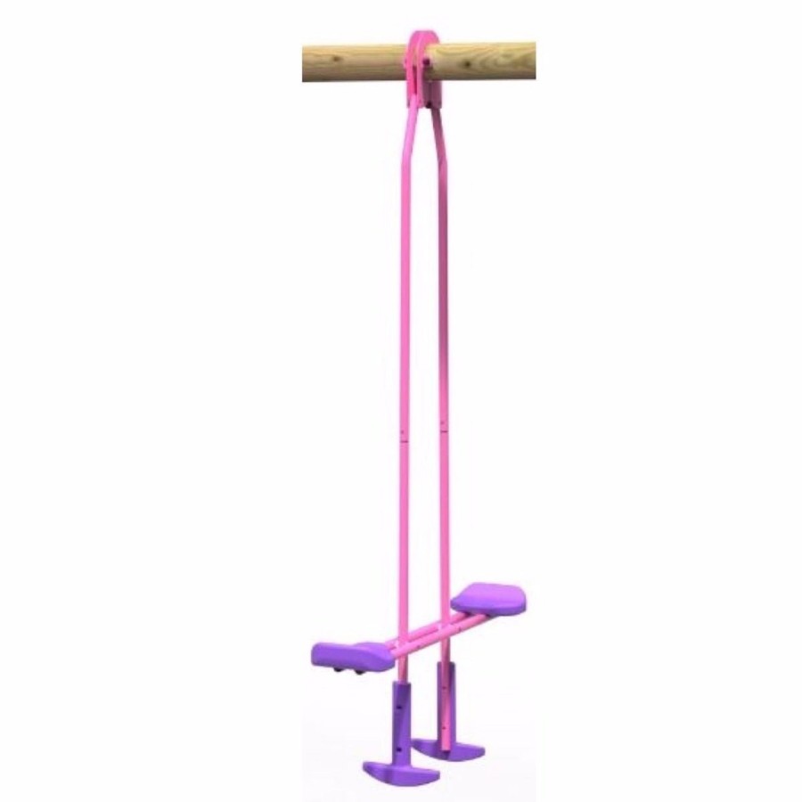 Swings OutdoorToys Swing Accessories | Rebo 2 Person Glider To Fit Rebo Round Wood Swing Frames Only - Pink