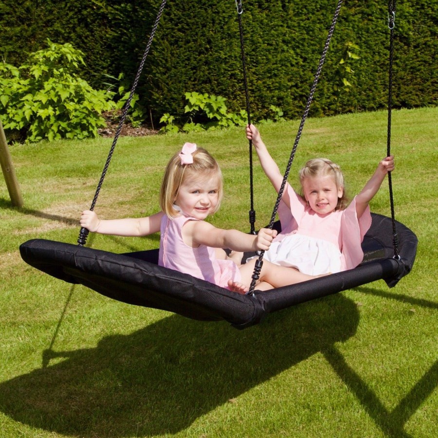 Swings OutdoorToys Swing Accessories | Rebo High Density Fabric Boat Style Swing Seat - Double Boat Swing Seat