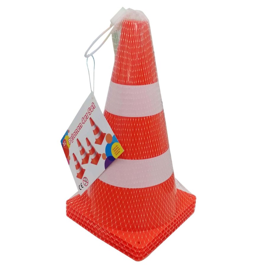 Ride On Toys OutdoorToys Ride On Toy Accessories | Outdoortoys 4 Piece Training Cone Set - 24Cm