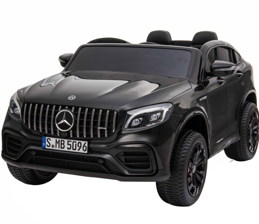 Ride On Toys OutdoorToys Ride On Cars | Licensed Mercedes Amg Glc 63 S Coupe 24V* 4Wd 2 Seater Children'S Ride On Car - Black