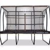 Trampolines OutdoorToys Rectangle Trampolines | Rebo Altitude Rectangle 8Ft X 12Ft Trampoline & Safety Enclosure - Altitude 1200