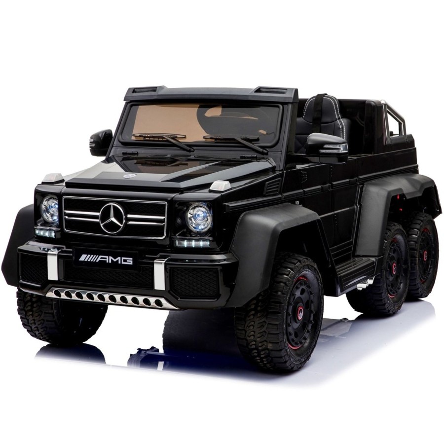 Ride On Toys OutdoorToys Ride On Jeeps | Licensed Mercedes Benz G63 6X6 Children'S Electric Ride On Jeep - Black