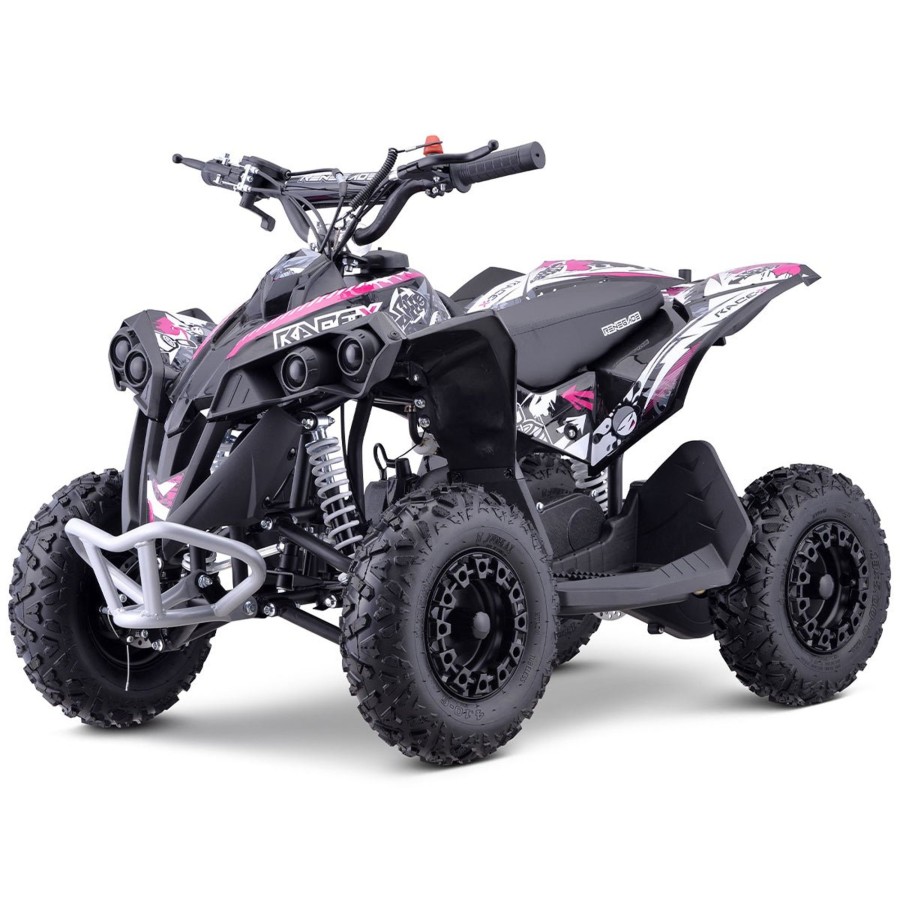 Ride On Toys OutdoorToys Kids Petrol Quad Bikes | Renegade Race-X 49Cc Petrol Mini Quad - Pink