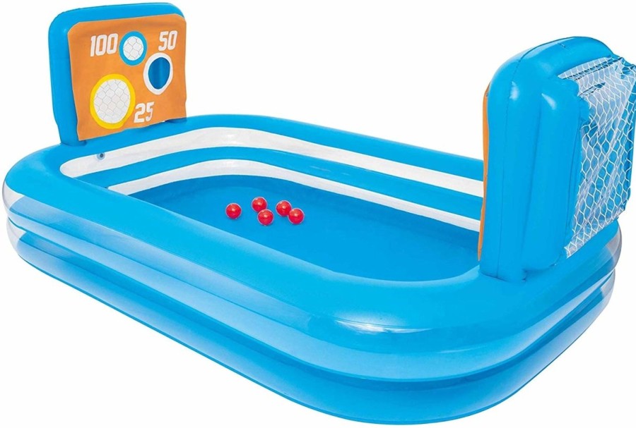 Swimming Pools OutdoorToys Paddling Pools | Bestway Skill Shot Play Swimming Pool Children'S Paddling Pool Bw54170