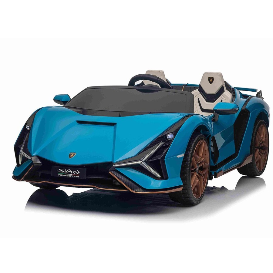 Ride On Toys OutdoorToys Ride On Cars | Lamborghini Sian 12V Electric Ride On Car 2 Seat