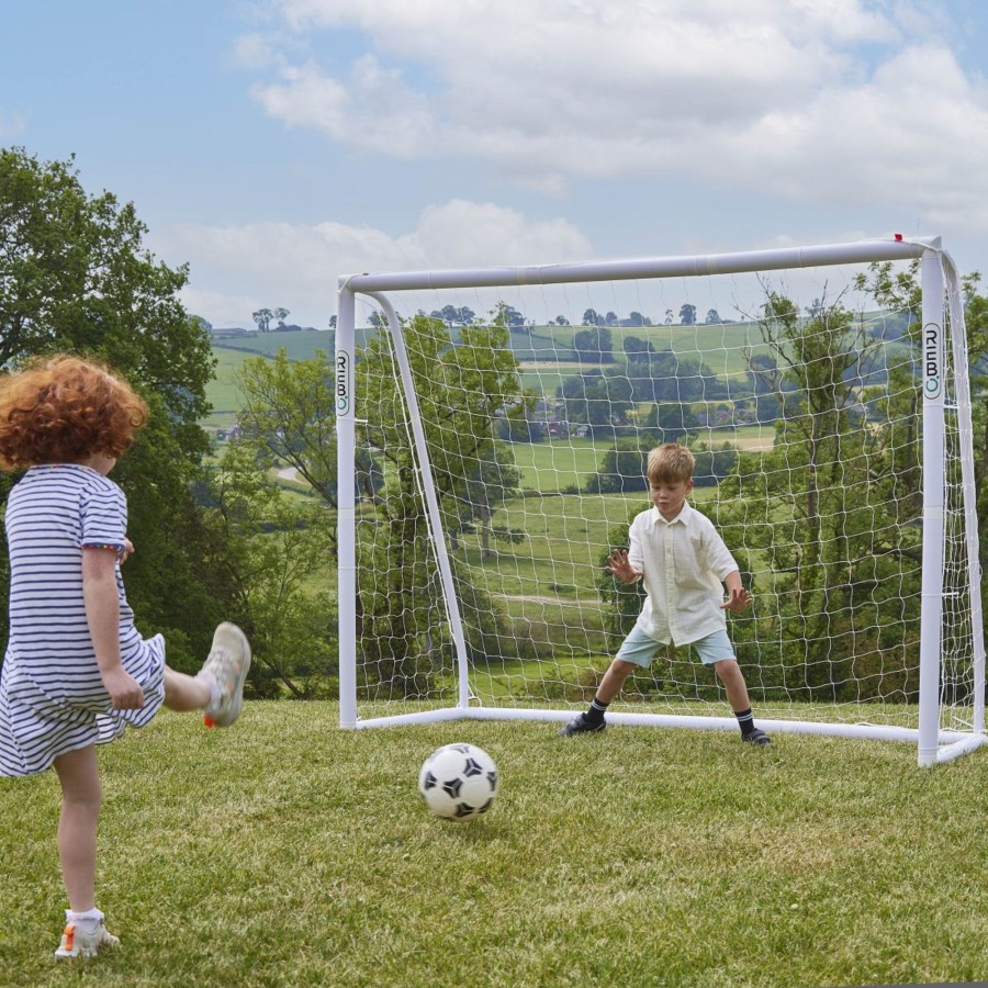 Garden Toys OutdoorToys Football Goals | Rebo Portable Pvc Locking Football Goal - 8 X 6Ft