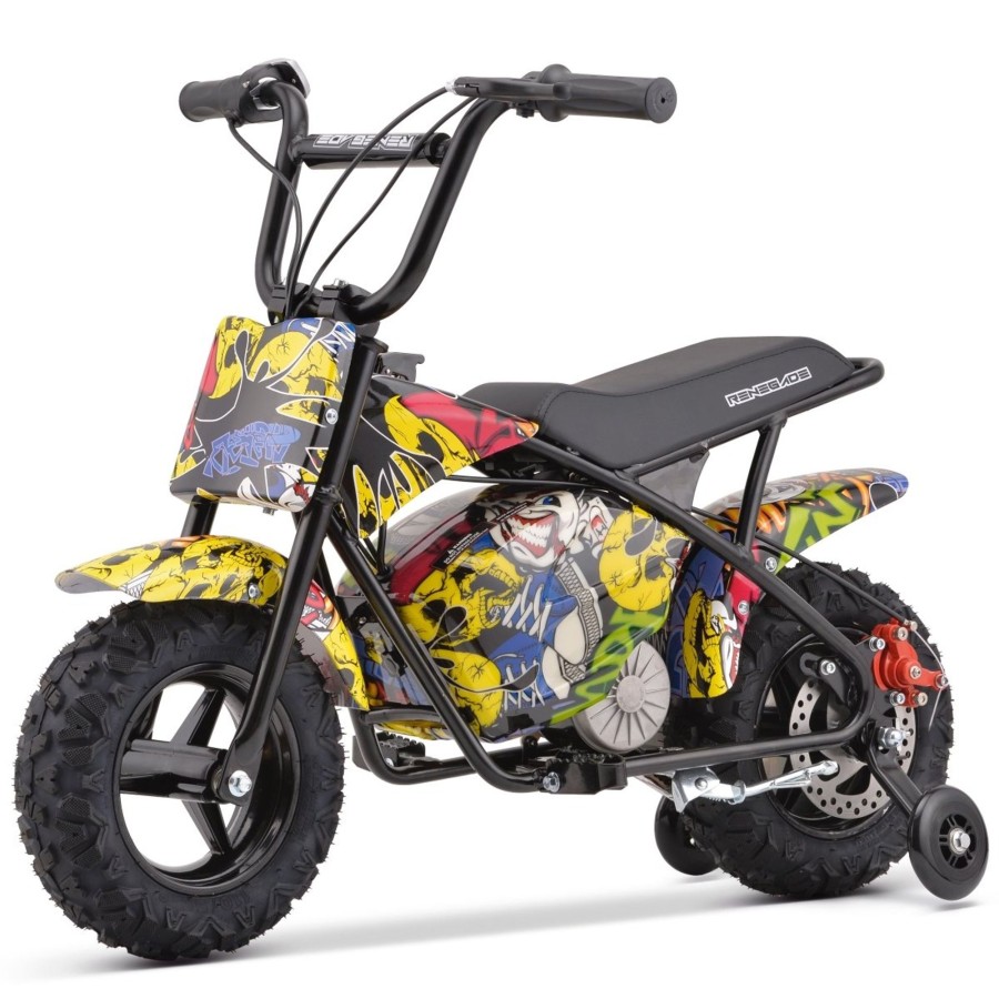 Ride On Toys OutdoorToys Kids Electric Motorbikes | Special Edition Renegade Mk250 Kids 24V Electric Dirt Bike - Comic