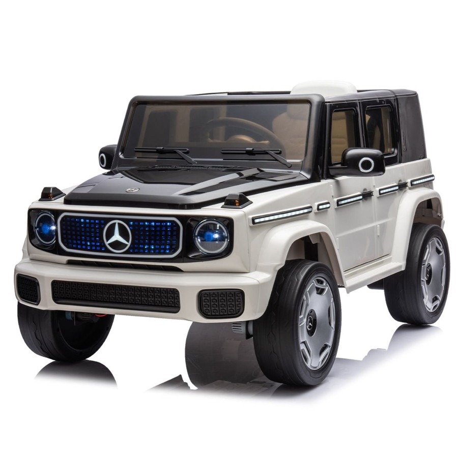 Ride On Toys OutdoorToys Ride On Jeeps | Mercedes Benz Eqg 12V Electric Ride On Jeep