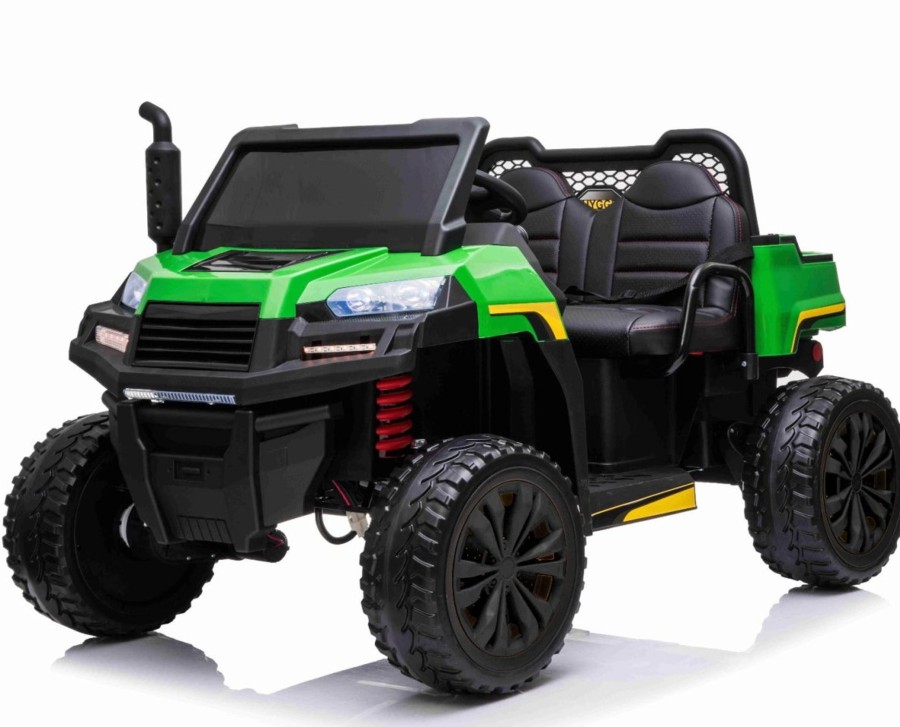 Ride On Toys OutdoorToys Ride On Tractors | Farmtrac 4Wd Utlity Truck With Tipper Children'S 24V *Electric Ride On Utv