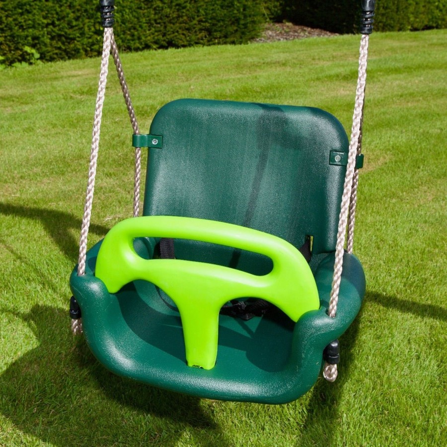 Swings OutdoorToys Swing Accessories | Rebo 3 In 1 Baby Growable Swing Seat Green