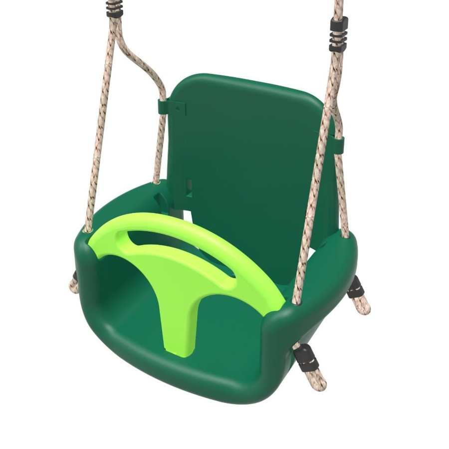 Swings OutdoorToys Swing Accessories | Rebo 3 In 1 Baby Growable Swing Seat Green