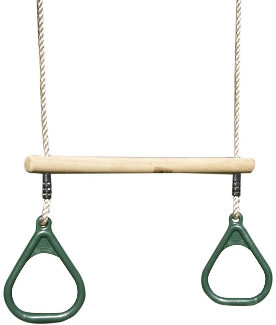 Swings OutdoorToys Swing Accessories | Rebo Trapeze Bar - Green