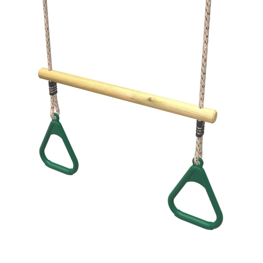 Swings OutdoorToys Swing Accessories | Rebo Trapeze Bar - Green