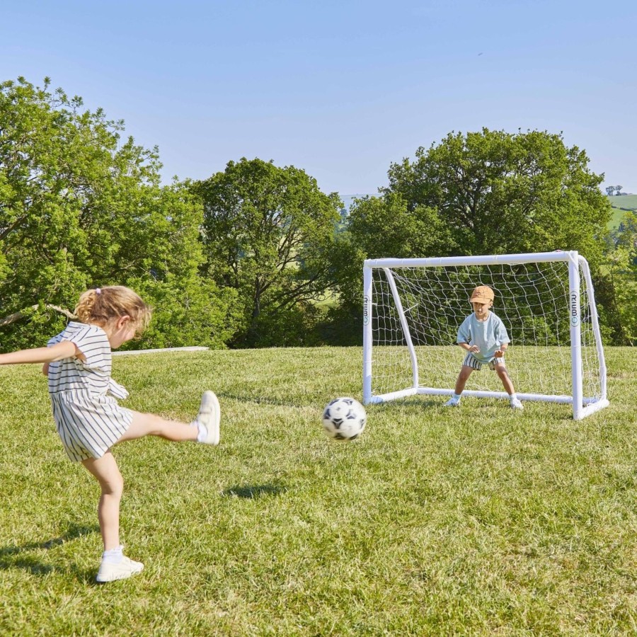 Garden Toys OutdoorToys Football Goals | Rebo Portable Pvc Locking Football Goal - 6 X 4Ft