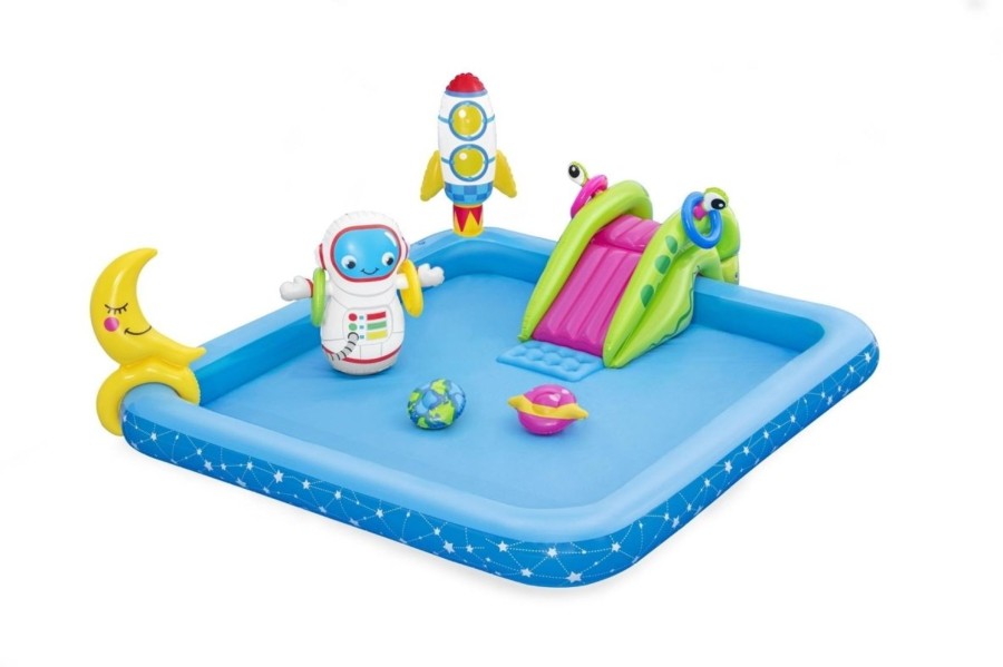 Swimming Pools OutdoorToys Paddling Pools | Bestway Little Astronaut Children'S Paddling Pool And Play Centre