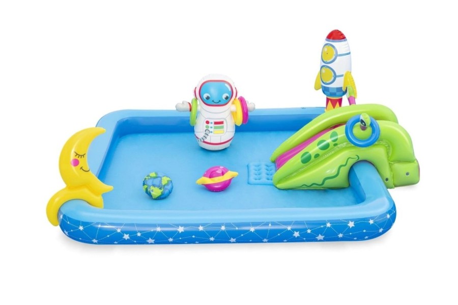 Swimming Pools OutdoorToys Paddling Pools | Bestway Little Astronaut Children'S Paddling Pool And Play Centre