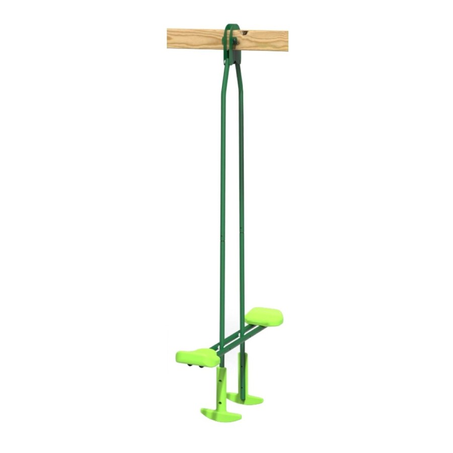 Swings OutdoorToys Swing Accessories | Rebo 2 Person Glider To Fit Rebo Square Wood Climbing Frames Only - Green