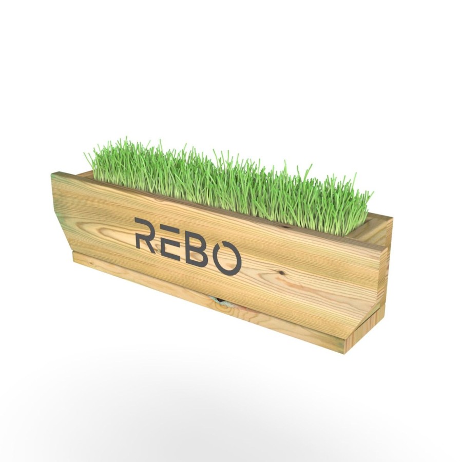 Playhouses OutdoorToys Accessories & Upgrades | Rebo Orchard Playhouse Wooden Planter