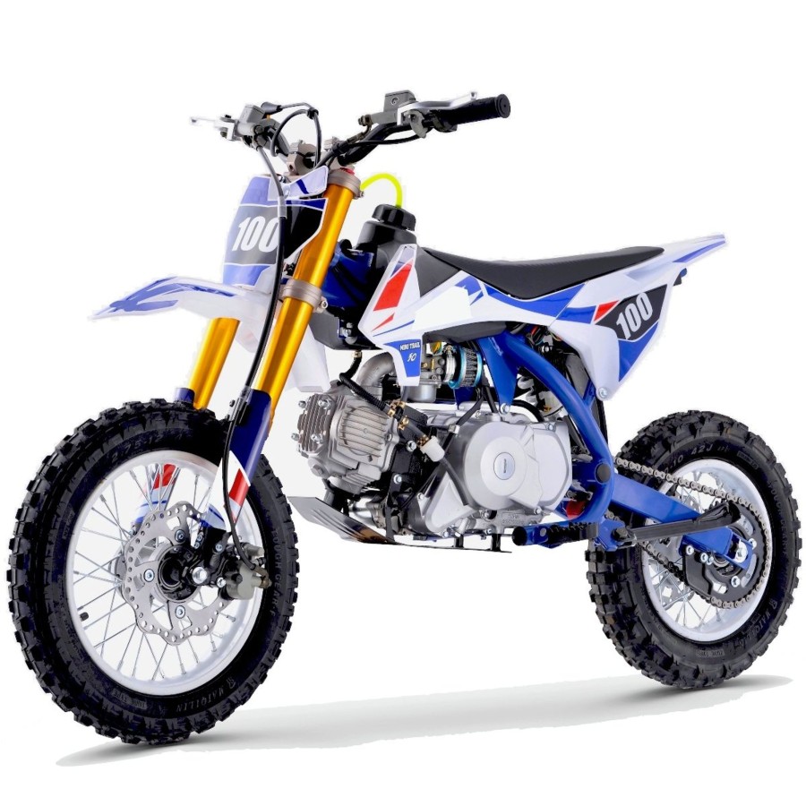 Ride On Toys OutdoorToys Kids Petrol Motorbikes | Renegade 110R 110Cc 4-Stroke Petrol Dirt Bike - Blue