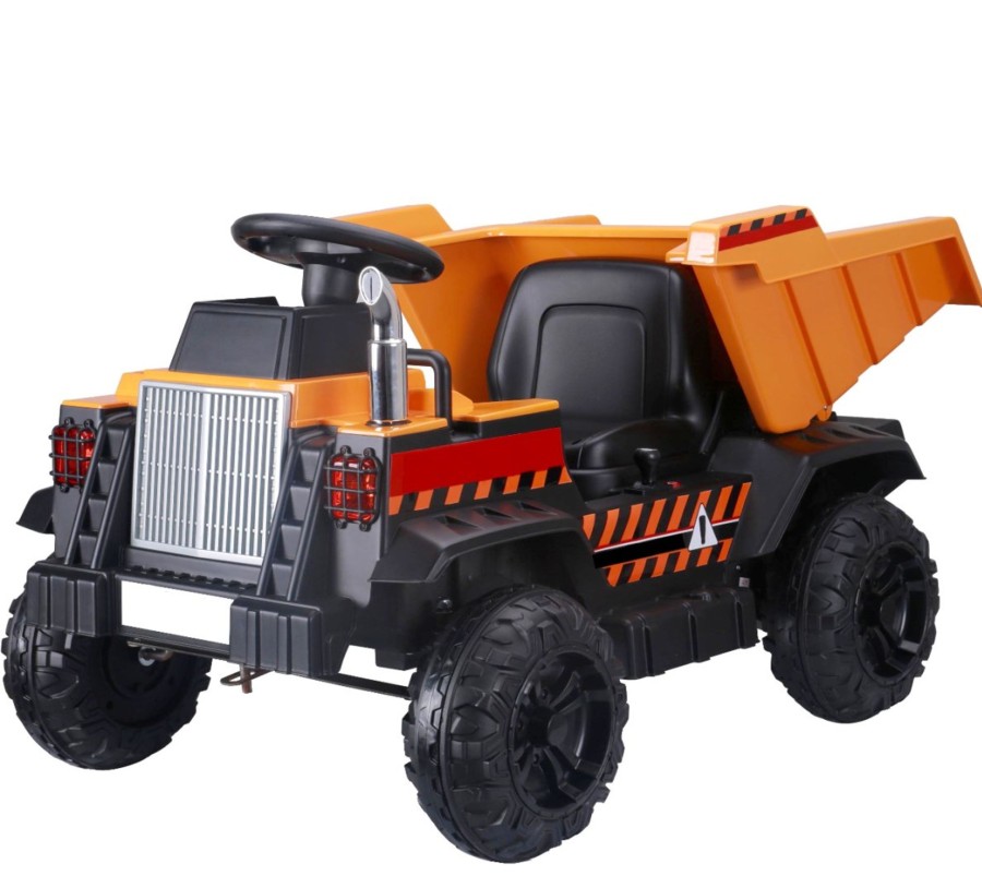 Ride On Toys OutdoorToys Ride On Tractors | Children'S Electric 12V Ride On Dumper Truck With Tipper And Remote