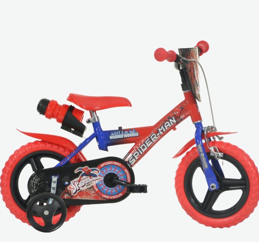 Ride On Toys OutdoorToys Kids Bikes | Licensed Children'S Pedal Bike - Spider-Man 12" Wheel Bicycle